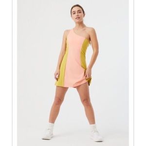 Outdoor Voices one shoulder Exercise Dress